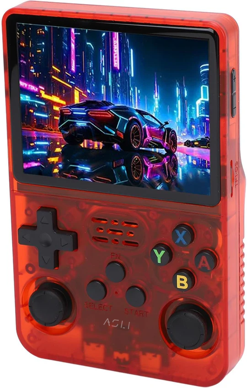 Asli Global Xretro Engine 3.5 Xretro Handheld Game Console With Linux System 128GB | Red Asli Global Xretro Engine 3.5 Xretro Handheld Game Console With Linux System 128GB | Red